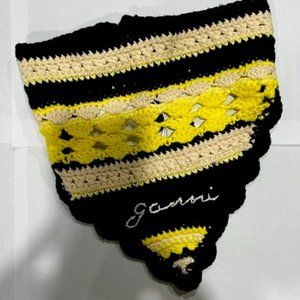 NWT Ganni Crochet Bandana